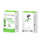 Rixus Mini Click-On Powerbank 5.000 mAh USB-C – Groen RXPB98G