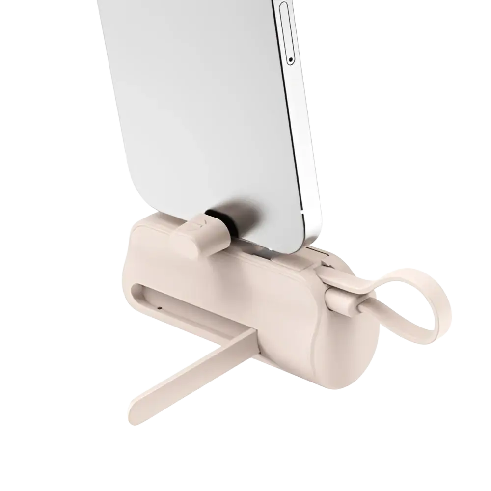Rixus Mini Click-On Powerbank 5.000 mAh USB-C – Roze RXPB98P