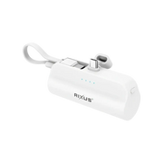 Rixus Mini Click-On Powerbank 5.000 mAh USB-C – Wit RXPB98W