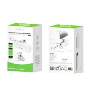 Rixus Mini Click-On Powerbank 5.000 mAh USB-C – Wit RXPB98W