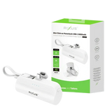 Rixus Mini Click-On Powerbank 5.000 mAh USB-C – Wit RXPB98W