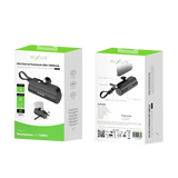 Rixus Mini Click-On Powerbank 5.000 mAh USB-C – Zwart RXPB98B