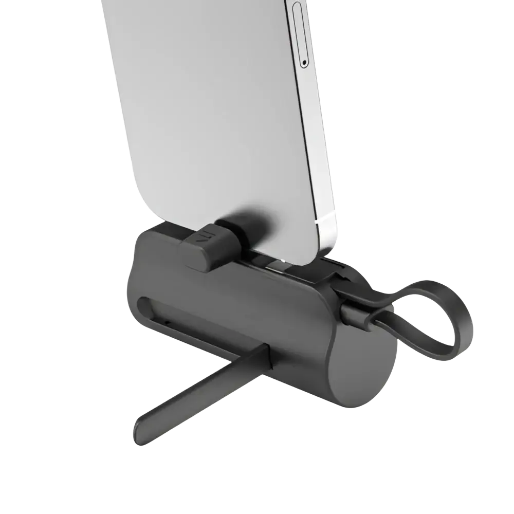 Rixus Mini Click-On Powerbank 5.000 mAh USB-C – Zwart RXPB98B