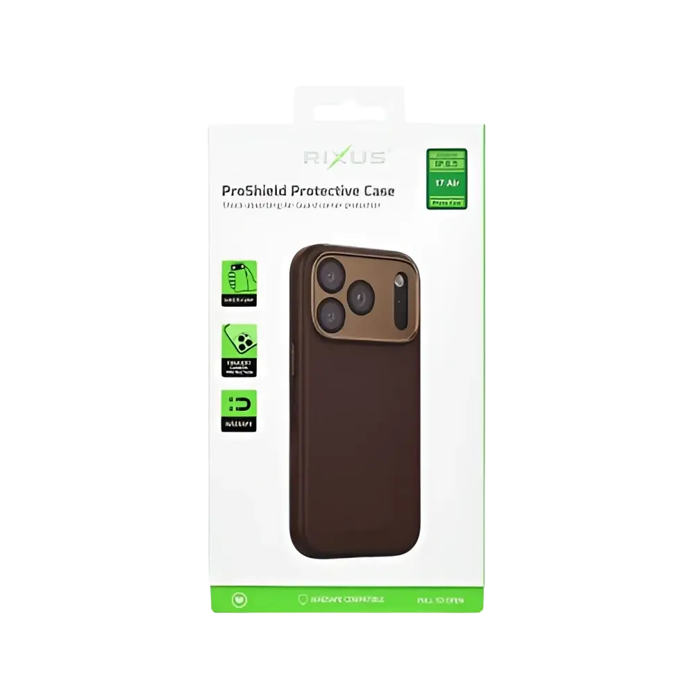 Rixus ProShield Case – iPhone Air Donkerbruin - Back cover