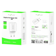 Rixus RX209 Adaptive Fast Charger – USB-C 20W Wit - Oplader