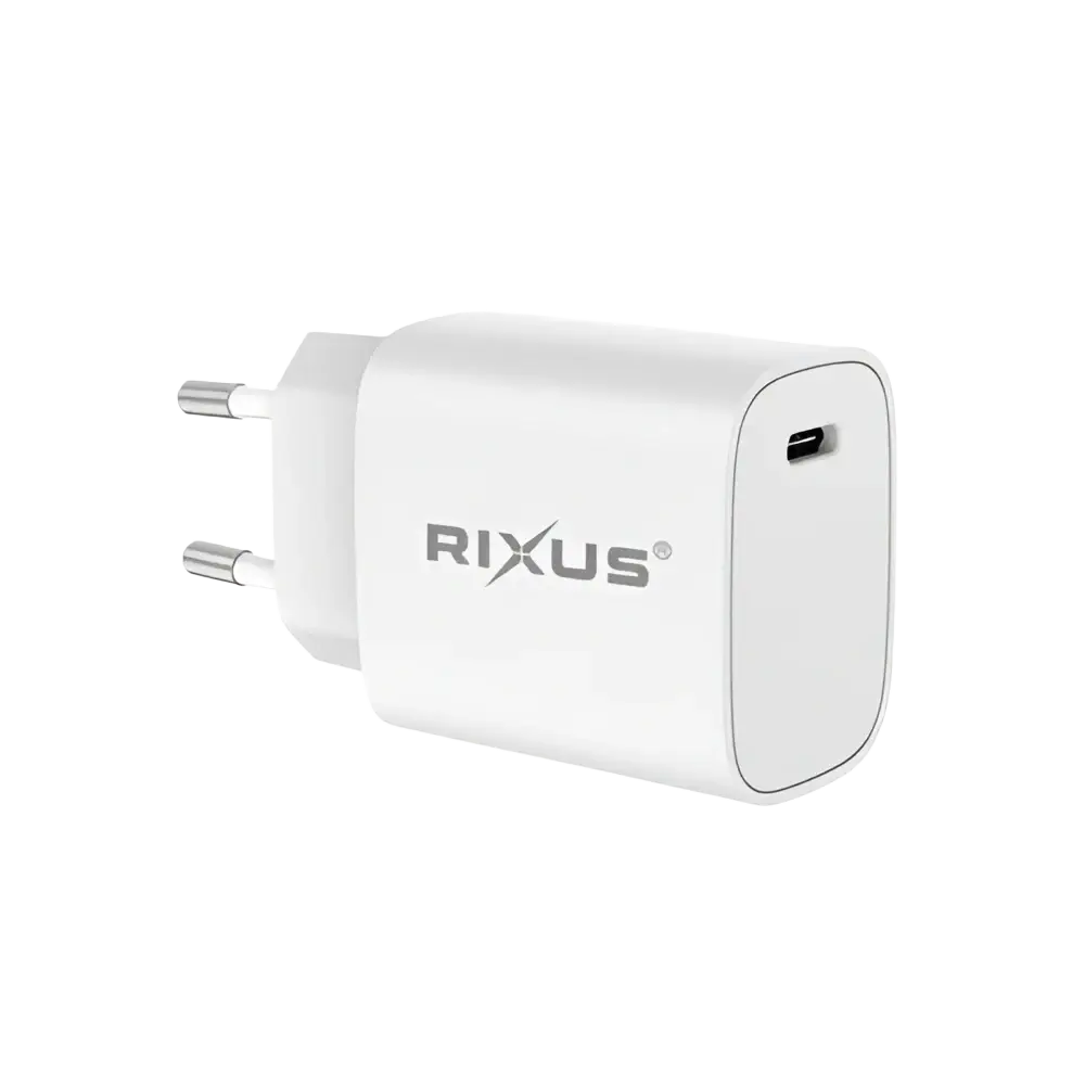 Rixus RX209 Adaptive Fast Charger – USB-C 20W Wit - Oplader