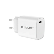 Rixus RX209 Adaptive Fast Charger – USB-C 20W Wit - Oplader