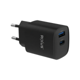 Rixus RX95 Fast Charging Adapter – 30W Zwart - Oplader