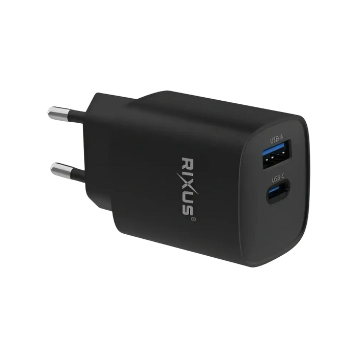 Rixus RX95 Fast Charging Adapter – 30W – Zwart