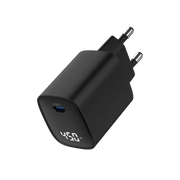Rixus RXHC13 USB-C Power Adapter met Digitaal Display – 45W Zwart - Oplader