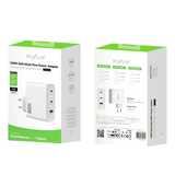 Rixus RXHC140 GaN Power Adapter – 140W Wit - Oplader