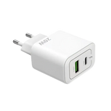 Rixus RXHC20 USB-C & USB-A Power Adapter – 20W Wit - Oplader