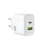 Rixus RXHC20 USB-C & USB-A Power Adapter – 20W Wit - Oplader