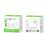 Rixus RXHC30C Fast Charger met USB-C naar Kabel 1.8m – 30W Wit - Bundel Oplader