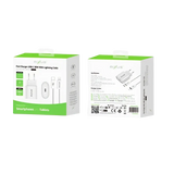 Rixus RXHC30L Fast Charger met USB-C naar Lightning Kabel 1.8m – 30W Wit - Bundel Oplader
