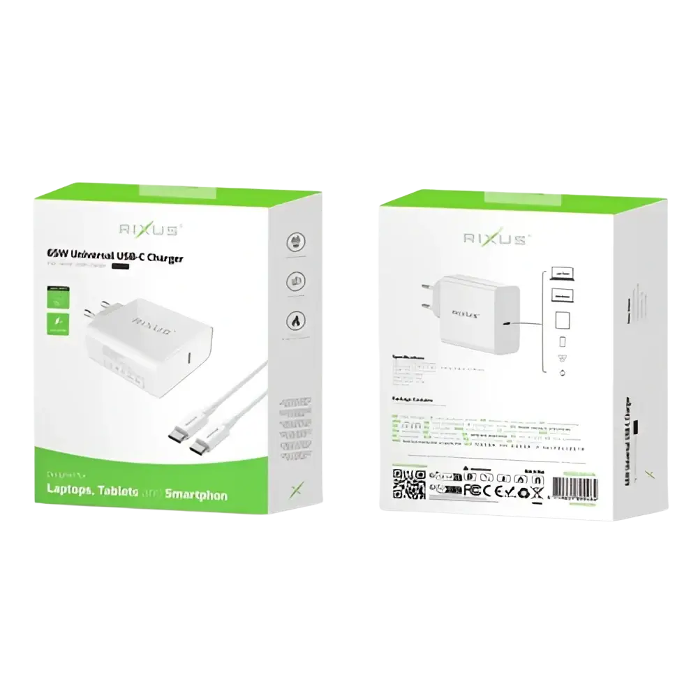 Rixus RXLC26 Universal USB-C Charger – Wit - Oplader
