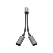 Rixus RXMU71 USB-C splitter 15 cm Space Gray
