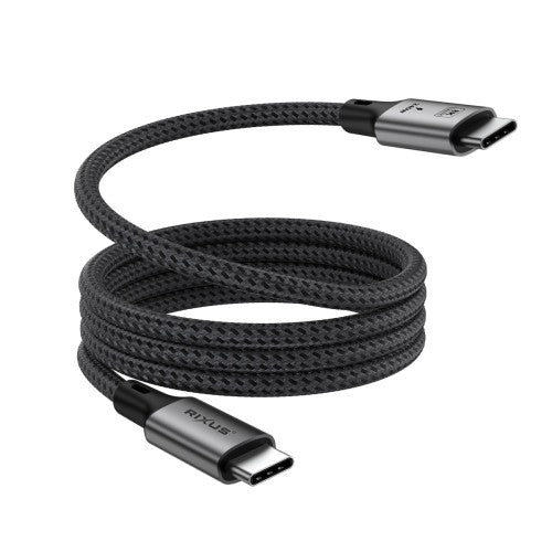 Rixus RXUC03 USB-C naar USB-C kabel connector detail
