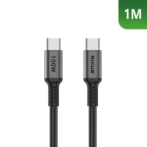 Rixus RXUC04 USB-C naar USB-C kabel 1 meter