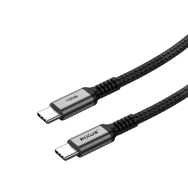Rixus RXUC05 USB-C naar USB-C kabel 2 meter productdetail