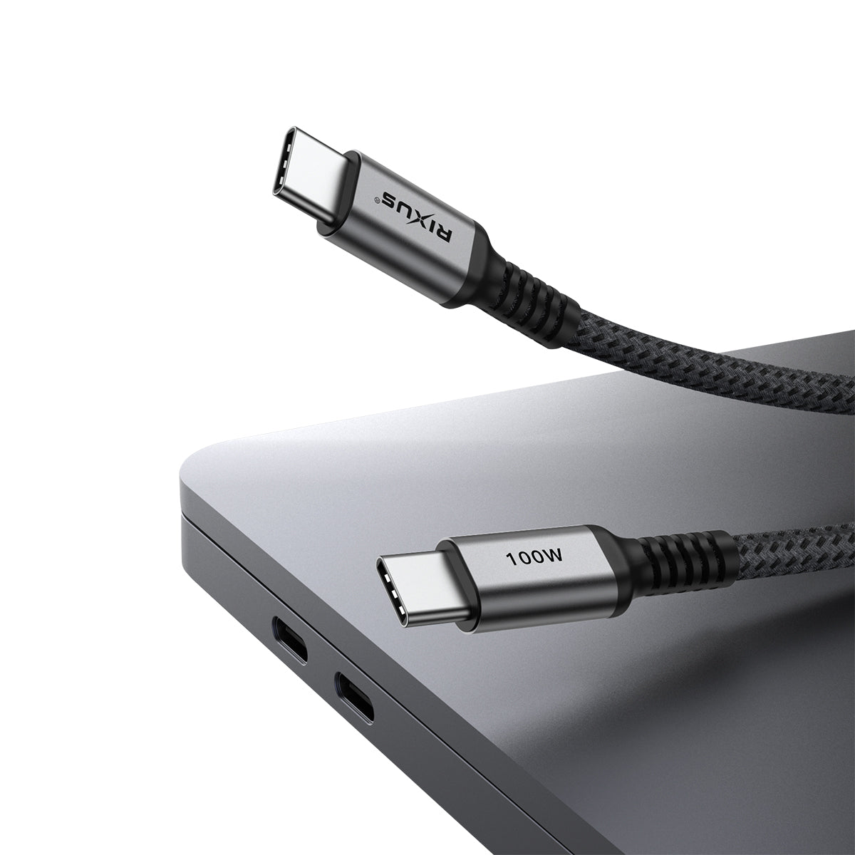 Rixus RXUC06 USB-C 100W kabel detail