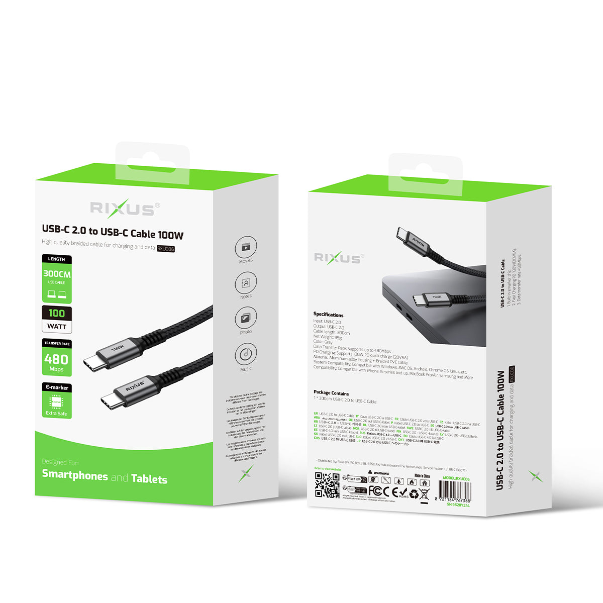 Rixus RXUC06 USB-C connectoren