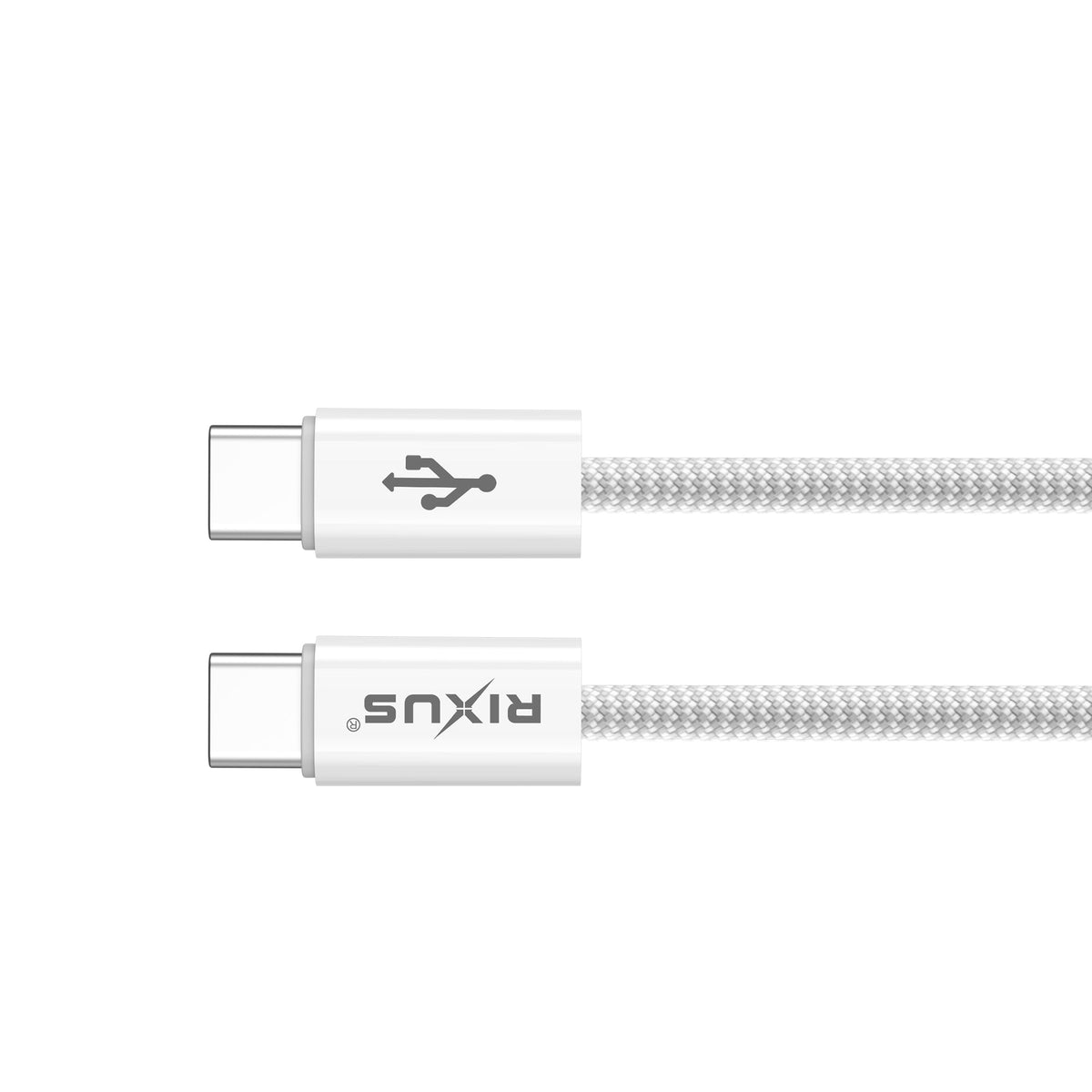 Rixus RXUC08C gevlochten nylon kabel