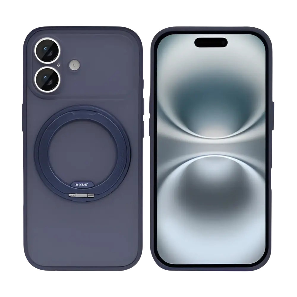 Rixus SnapGrip 360 Case – iPhone 17 Blauw - Back cover