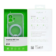 Rixus SnapGrip 360 Case – iPhone 17 Groen - Back cover