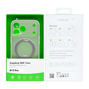 Rixus SnapGrip 360 Case – iPhone 17 Pro Wit - Back cover