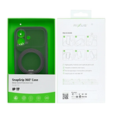 Rixus SnapGrip 360 Case – iPhone 17 Zwart - Back cover