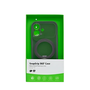 Rixus SnapGrip 360 Case – iPhone 17 Zwart - Back cover