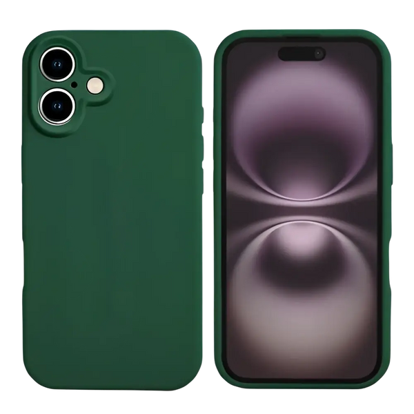 Rixus Soft TPU Case – iPhone 17 Donkergroen - Back cover / softcase
