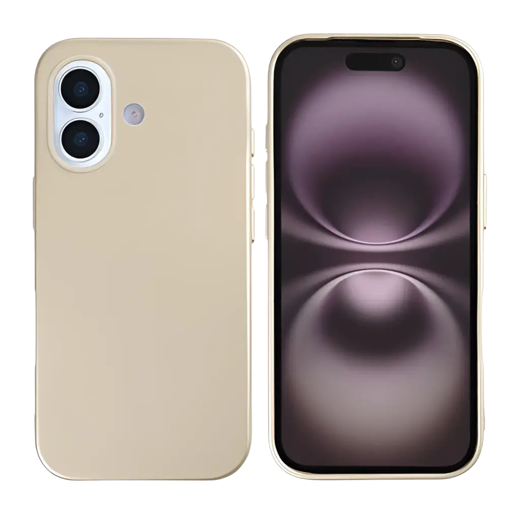 Rixus Soft TPU Case – iPhone 17 Goud - Back cover / softcase