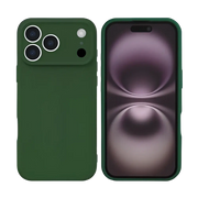 Rixus Soft TPU Case – iPhone 17 Pro Donkergroen - Back cover