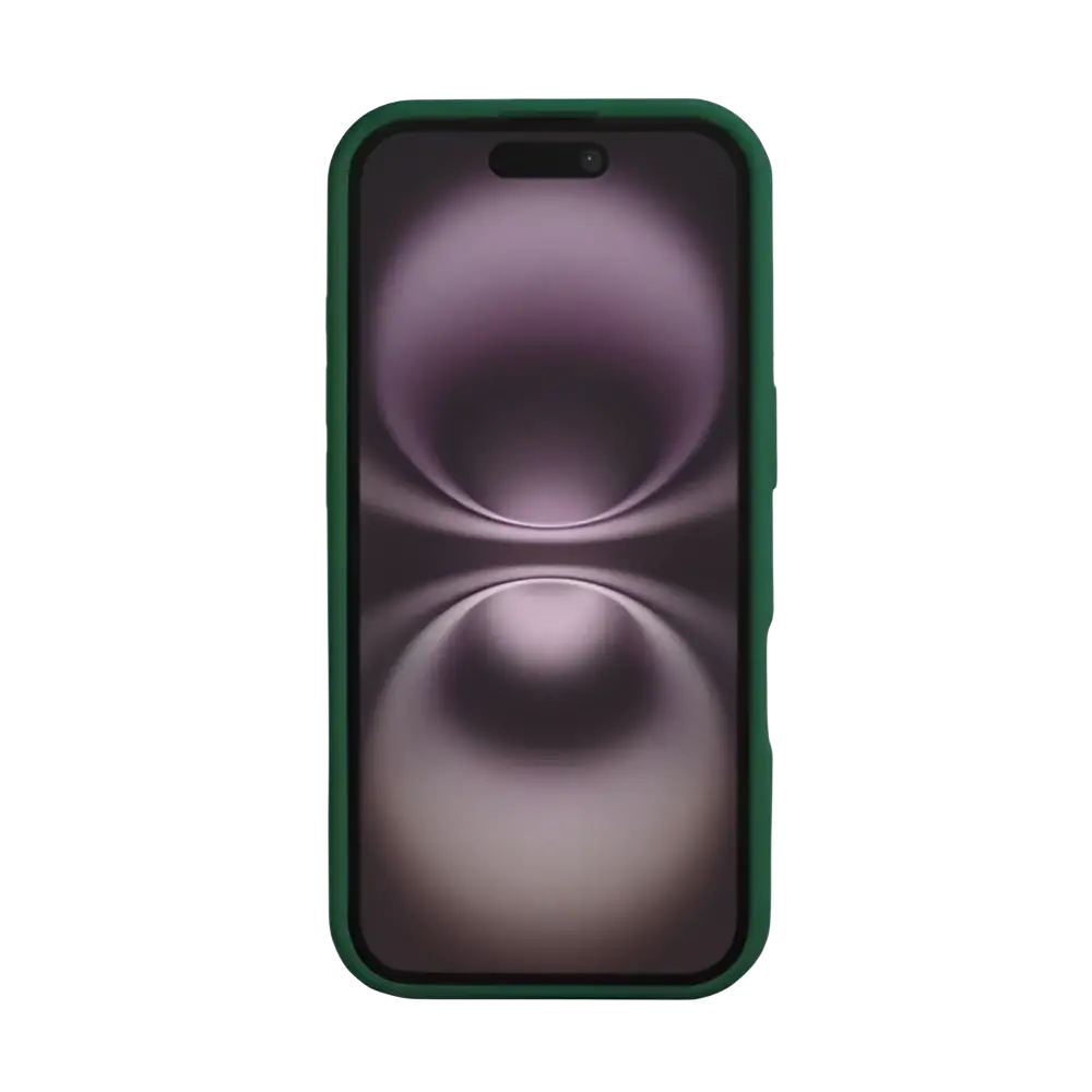 Rixus Soft TPU Case – iPhone 17 Pro Donkergroen - Back cover