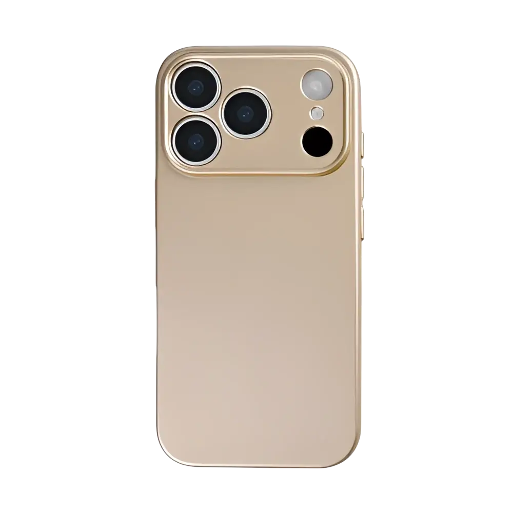 Rixus Soft TPU Case – iPhone 17 Pro Goud - Back cover