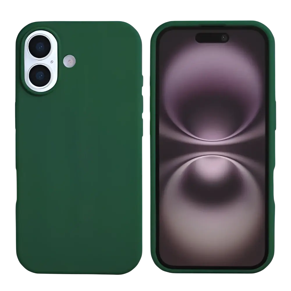 Rixus Soft TPU Case met MagSafe – iPhone 17 Donkergroen - Back cover / softcase