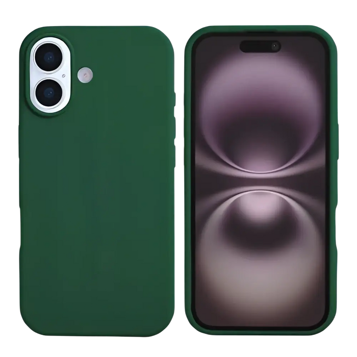 Rixus Soft TPU Case met MagSafe – iPhone 17 – Donkergroen