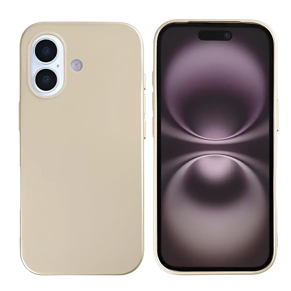 Rixus Soft TPU Case met MagSafe – iPhone 17 Goud - Back cover / softcase