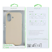 Rixus Soft TPU Case met MagSafe – iPhone 17 Goud - Back cover / softcase