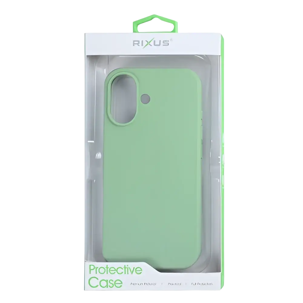 Rixus Soft TPU Case met MagSafe – iPhone 17 Matcha - Back cover / softcase