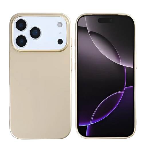 Rixus Soft TPU Case met MagSafe – iPhone 17 Pro – Goud