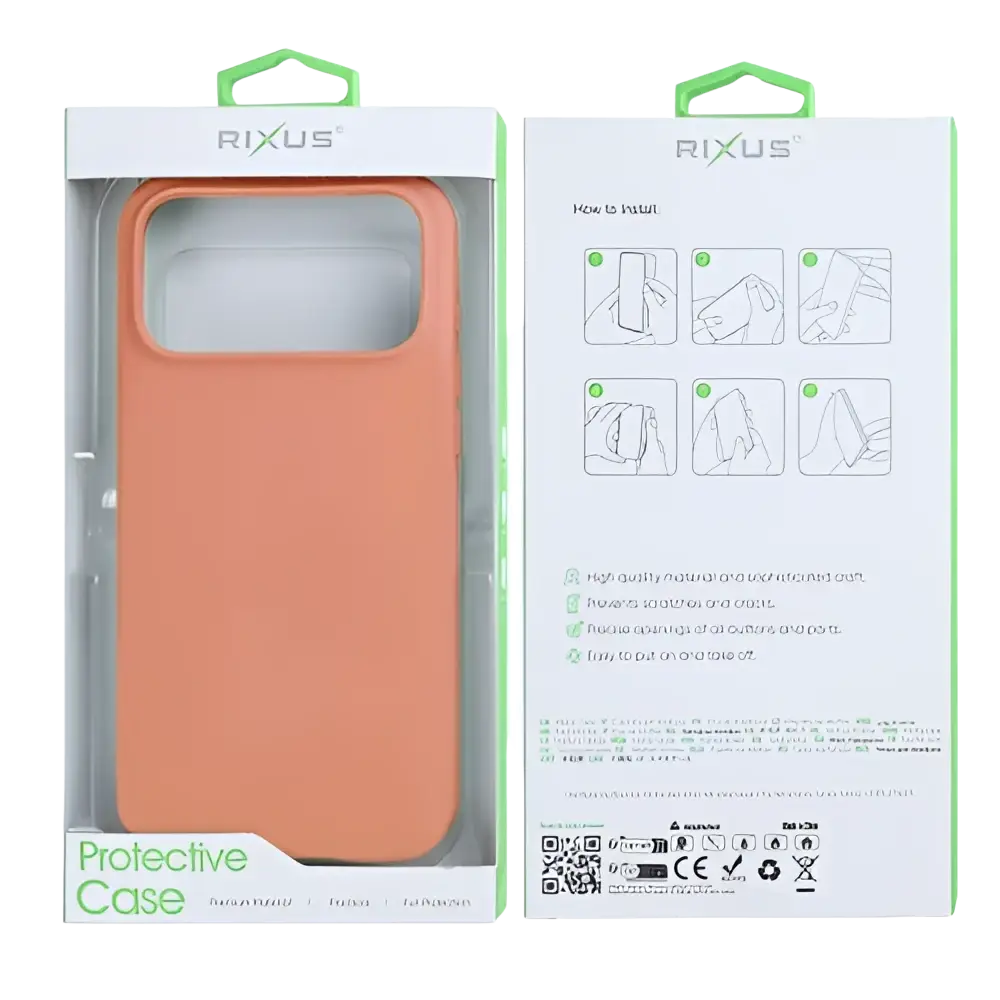 Rixus Soft TPU Case met MagSafe – iPhone 17 Pro Roze - Back cover