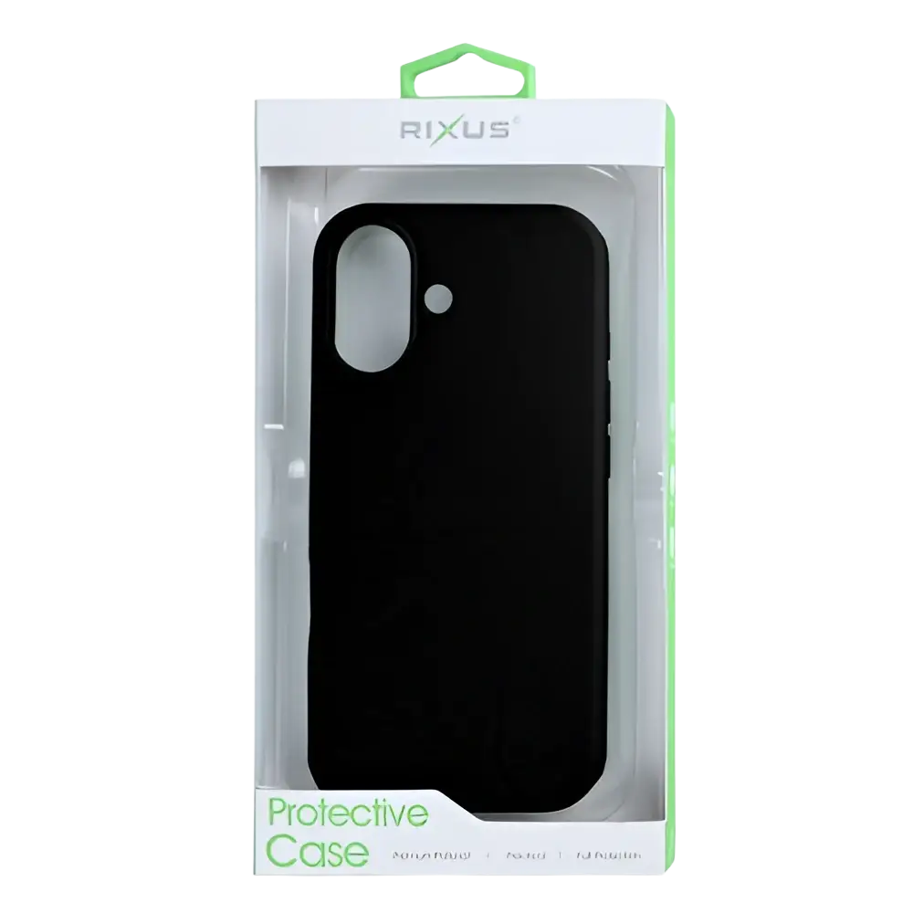 Rixus Soft TPU Case met MagSafe – iPhone 17 Zwart - Back cover / softcase