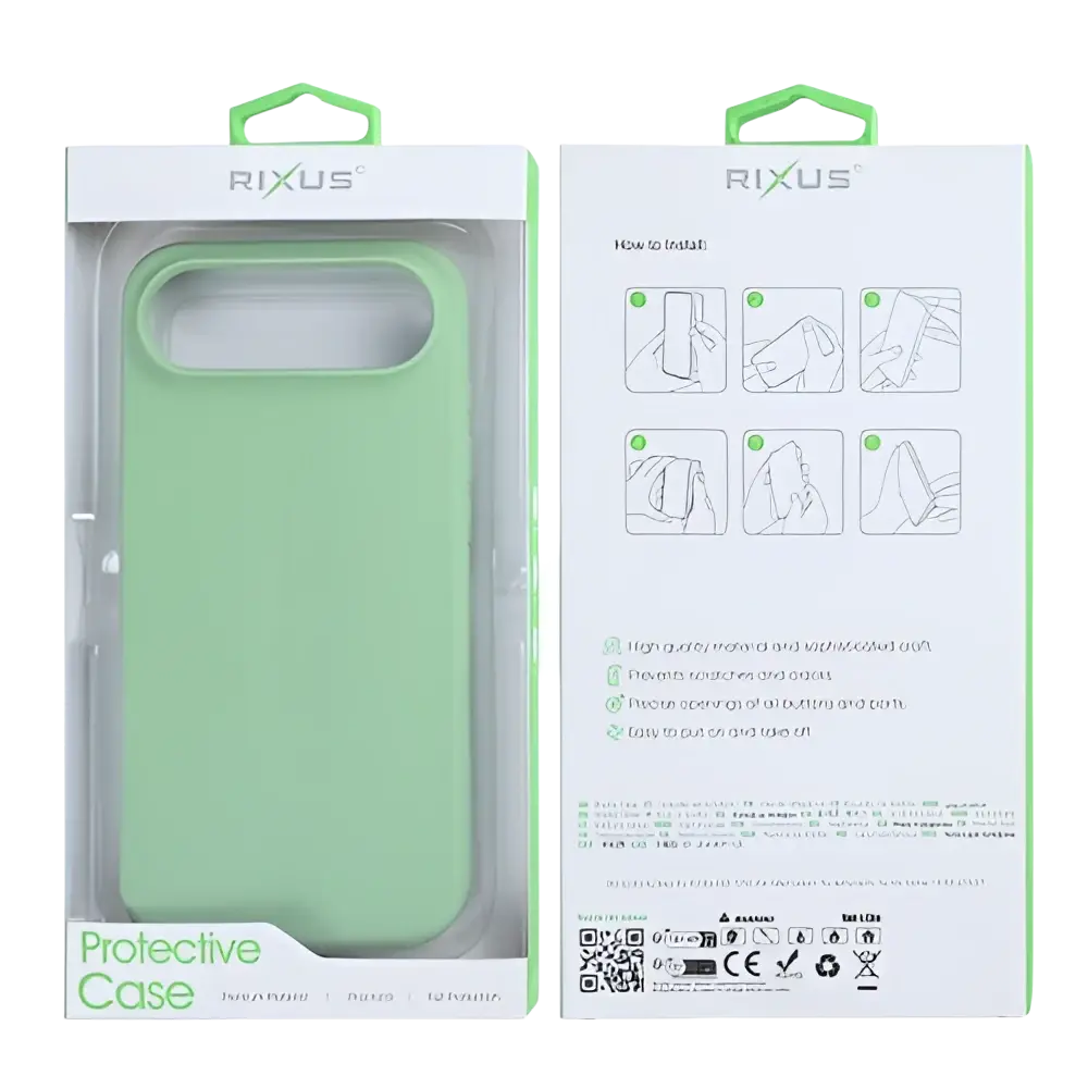 Rixus Soft TPU Case met MagSafe – iPhone Air Matcha - Back cover