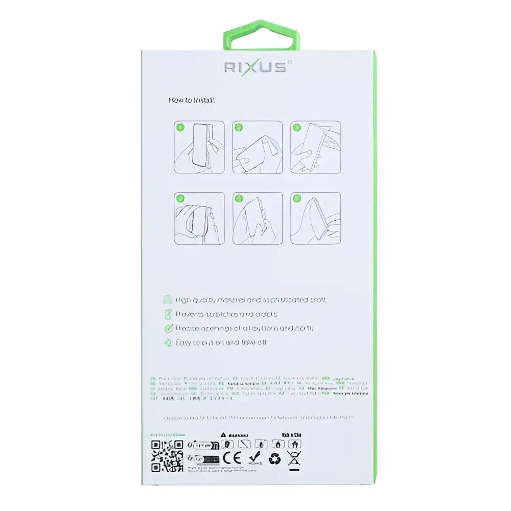 Rixus Soft TPU Case met MagSafe – iPhone Air Zwart - Back cover
