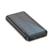 Rixus Solar Powerbank 10.000 mAh – Zwart RXPB45