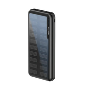 Rixus Solar Powerbank 10.000 mAh – Zwart RXPB45