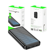 Rixus Solar Powerbank 10.000 mAh – Zwart RXPB45